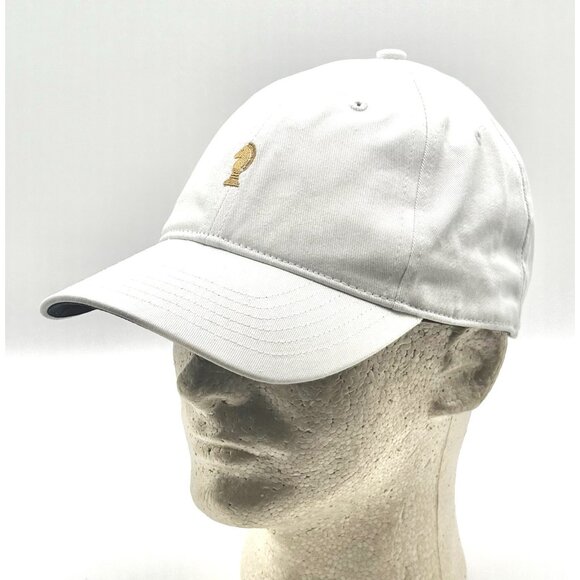 Concord Lord Abbett Adjustable White Baseball Hat/Cap Good Pre Owned Condition - Picture 2 of 5